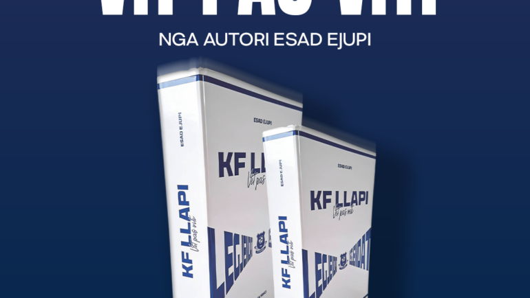 Njoftim për promovimin e librit “KF Llapi – Vit Pas Viti”